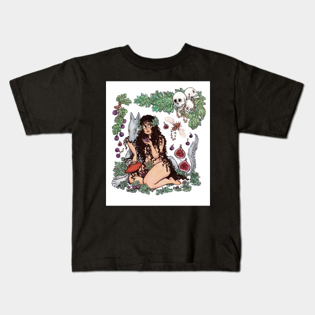 Figs goddess Kids T-Shirt by sadnettles